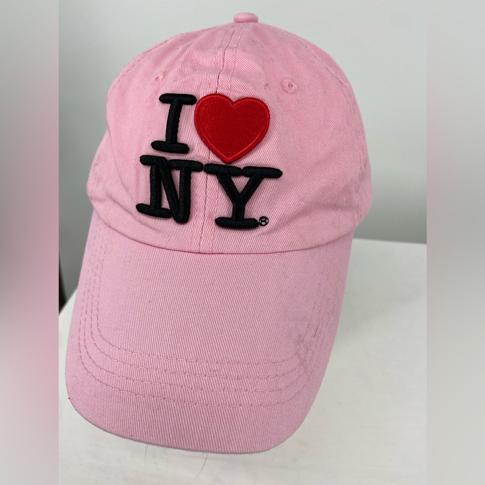 Pink 'I Love NY' Baseball Cap